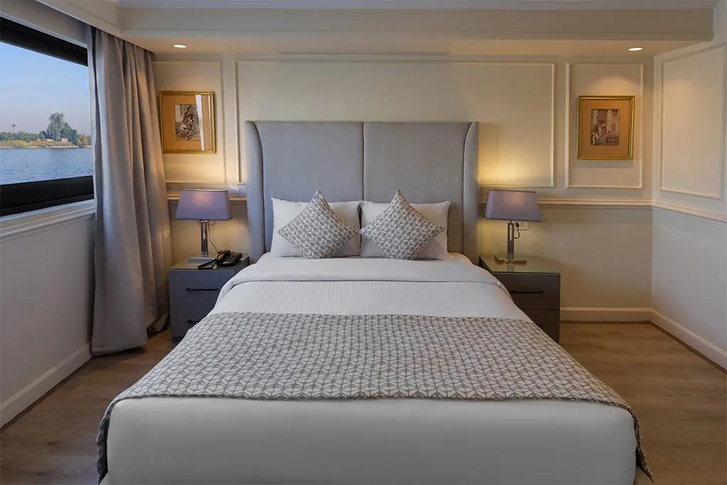 Cabin aboard the Star Of Luxor Nile cruise